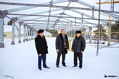 Началось строительство арочного гаража для Ивановского коммунального предприятия